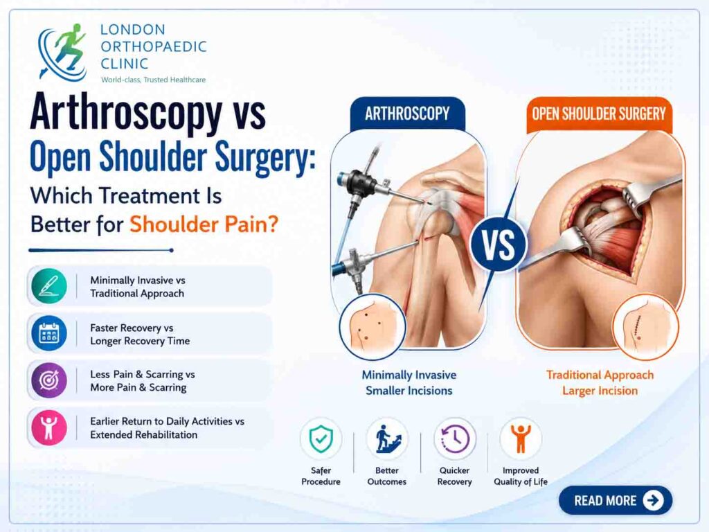 Arthroscopy vs Open Shoulder Surgery: Which Treatment Is Better for Shoulder Pain?