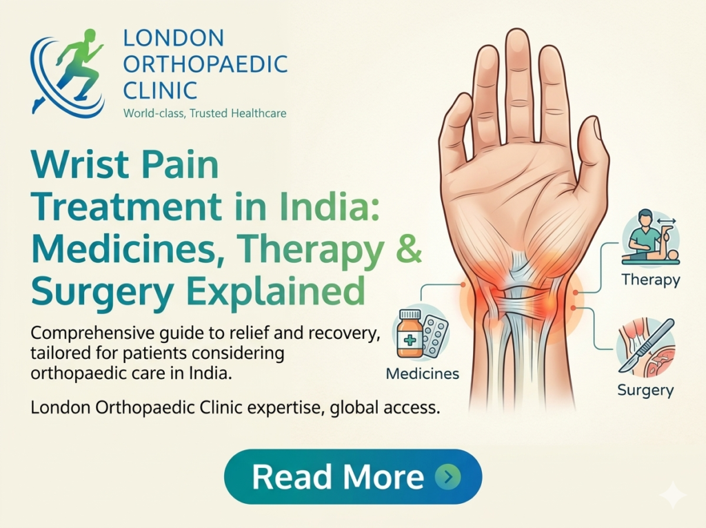 Wrist Pain Treatment in India: Medicines, Therapy & Surgery Explained