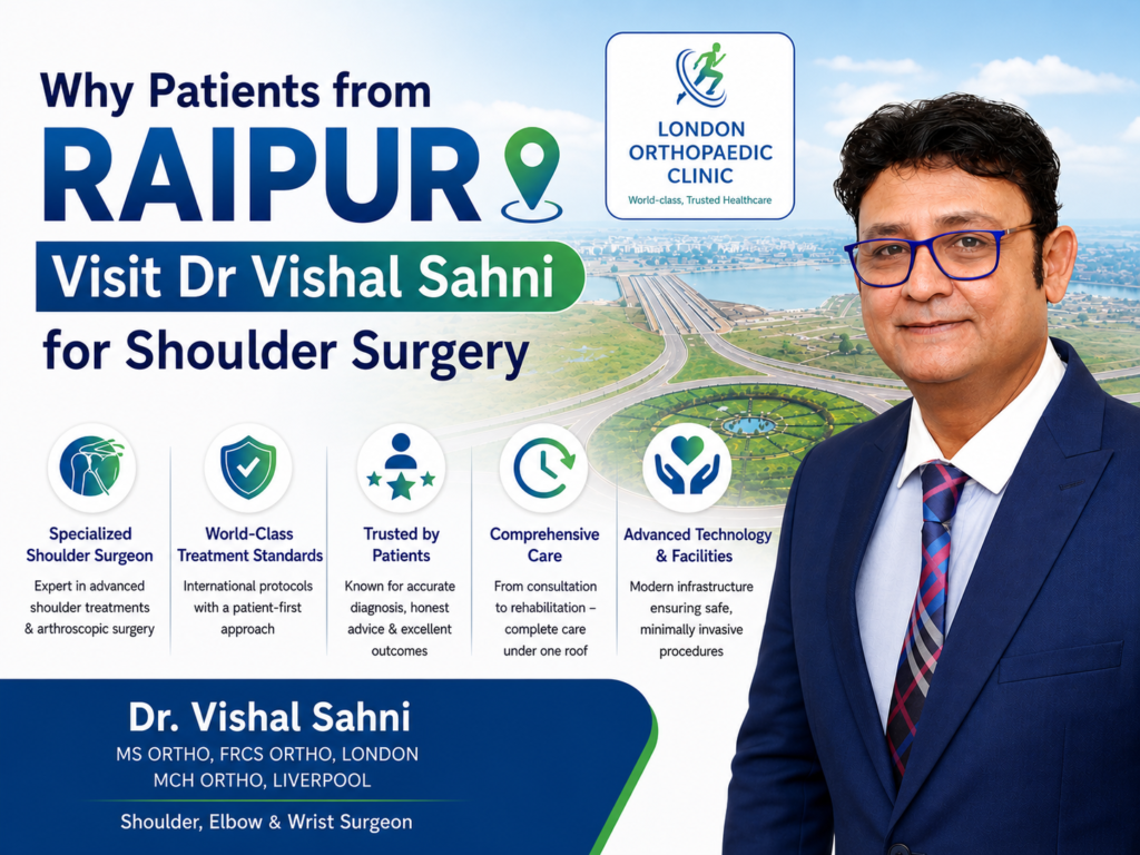 Why Patients from Raipur Visit Dr Vishal Sahni Nagpur for Shoulder Surgery