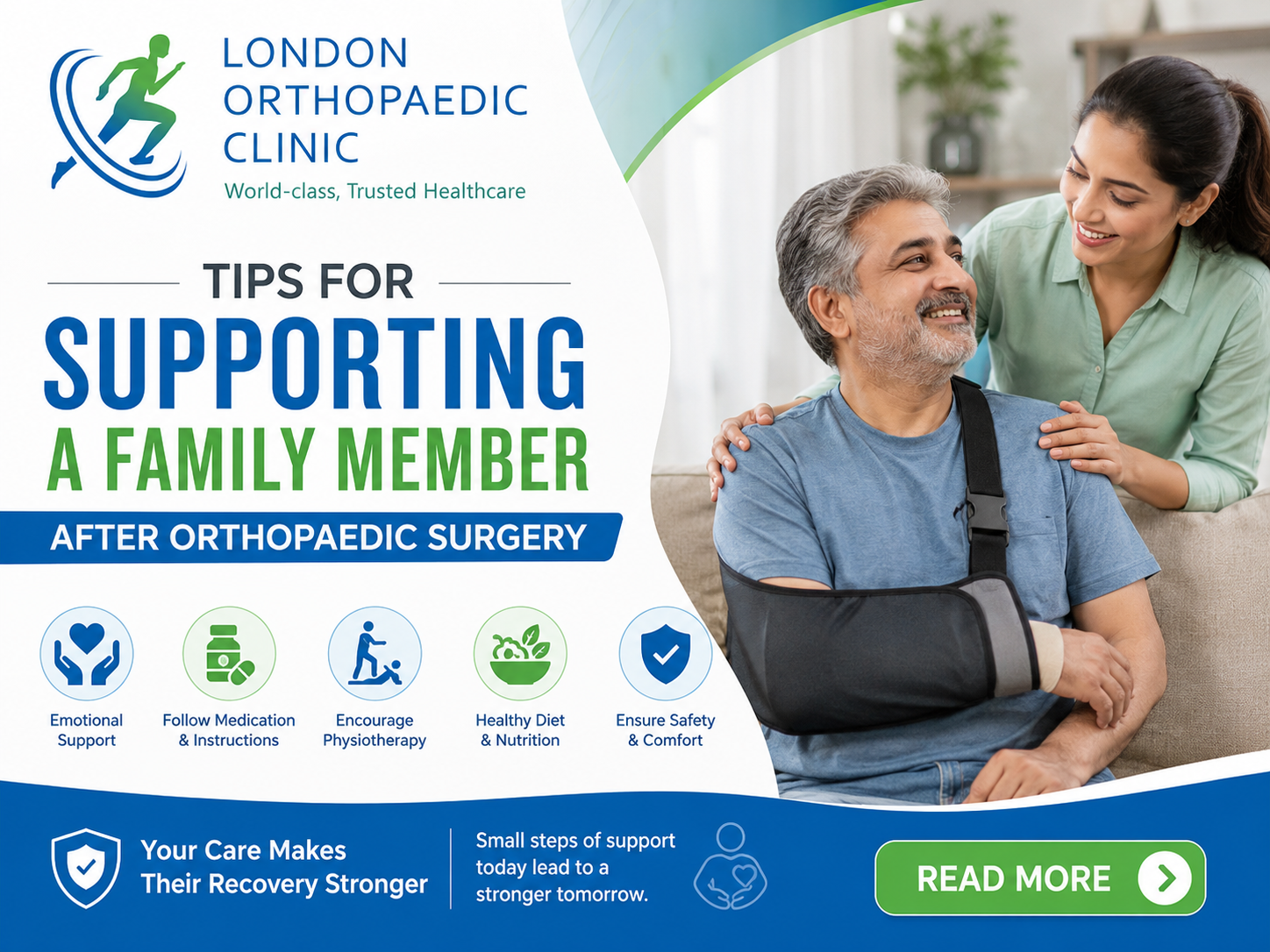 Tips for Supporting a Family Member After Orthopaedic Surgery