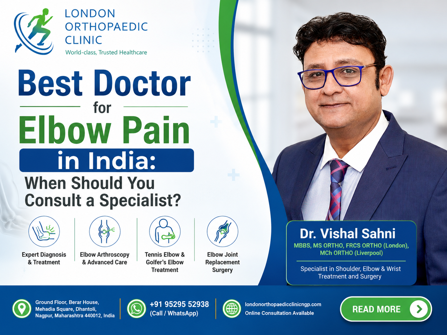 Best Doctor for Elbow Pain in India: When Should You Consult a Specialist?