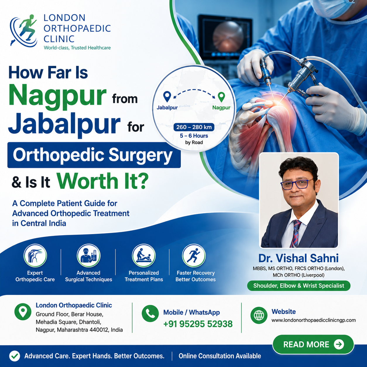 How Far Is Nagpur from Jabalpur for Orthopedic Surgery & Is It Worth It?
