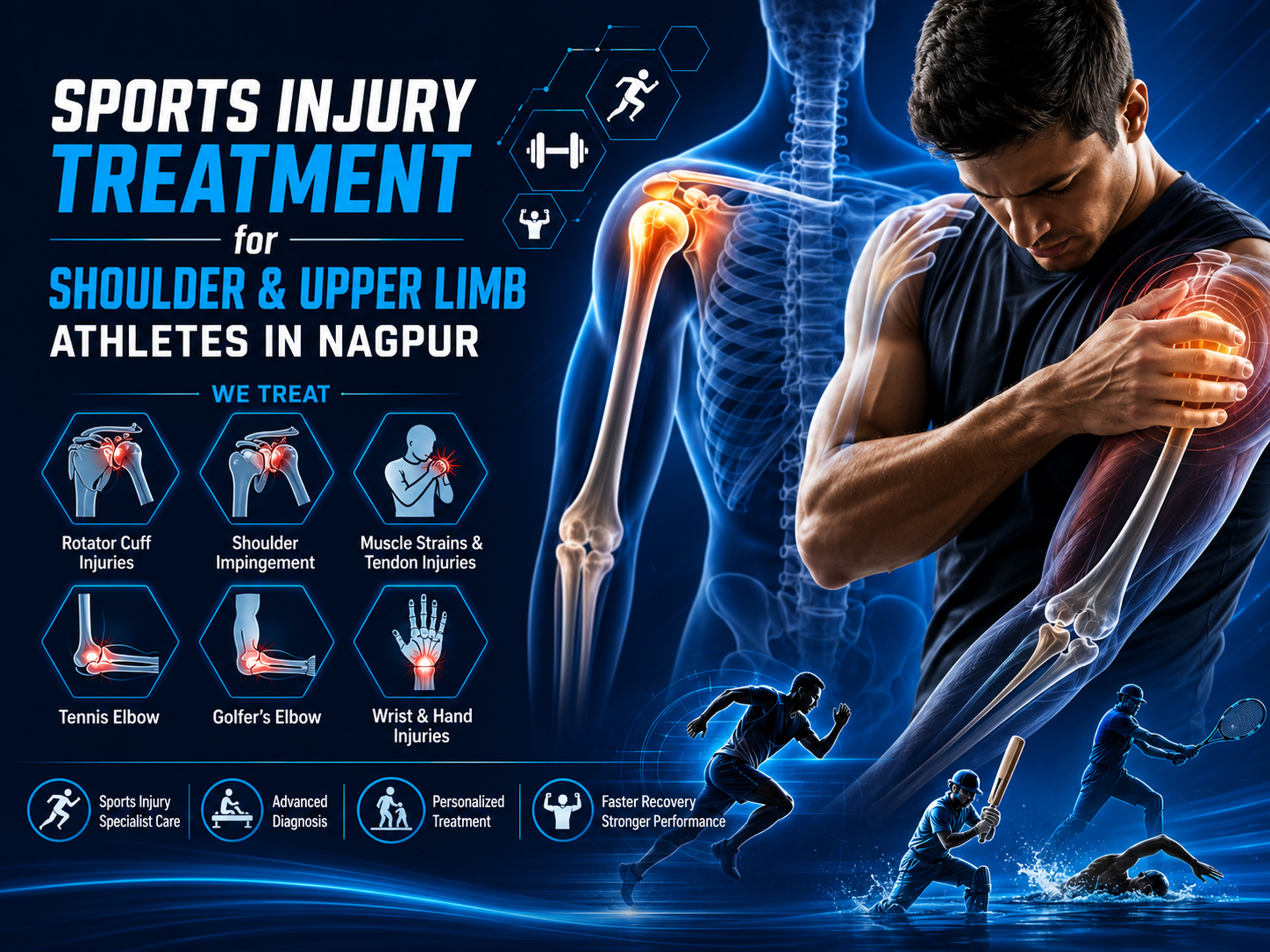 Sports Injury Treatment for Shoulder & Upper Limb Athletes in Nagpur