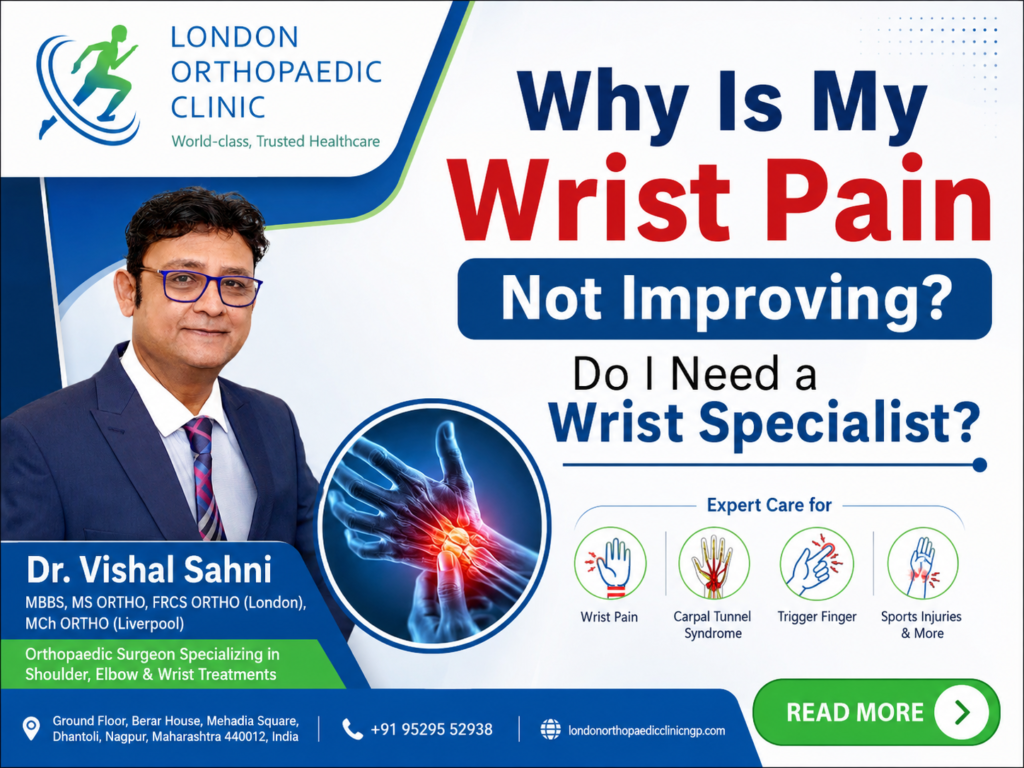 Why Is My Wrist Pain Not Improving? Do I Need a Wrist Specialist?