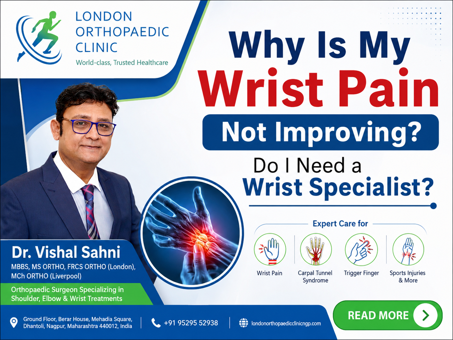 Why Is My Wrist Pain Not Improving? Do I Need a Wrist Specialist?