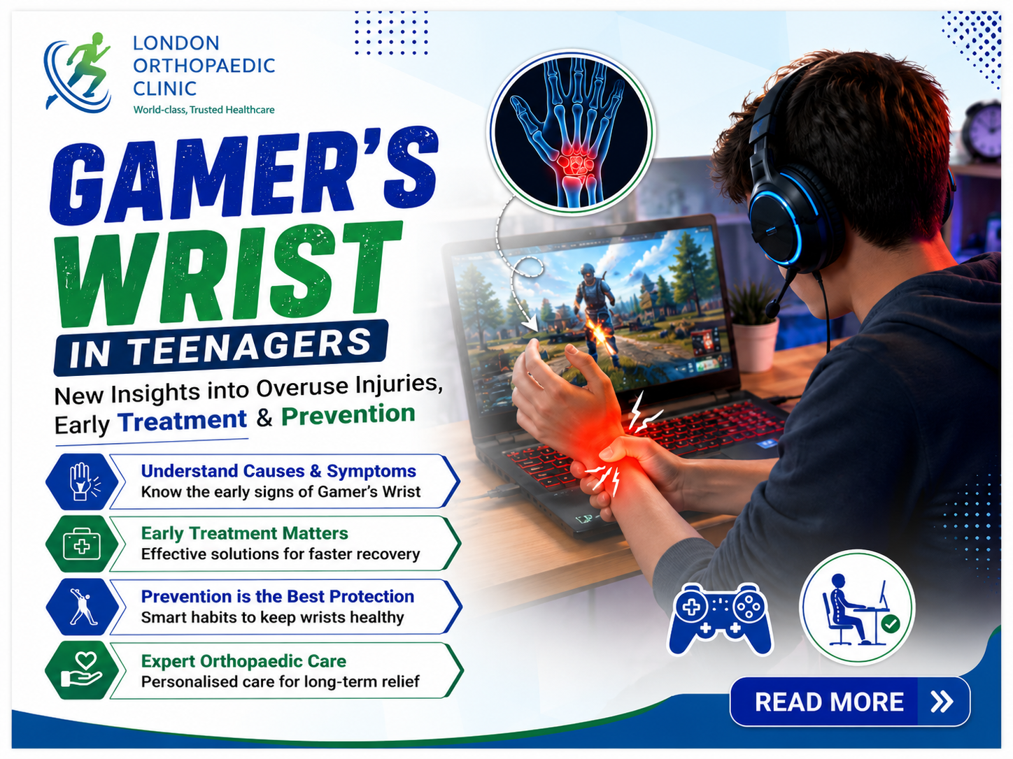 Gamer’s Wrist in Teenagers: New Insights into Overuse Injuries, Early Treatment & Prevention