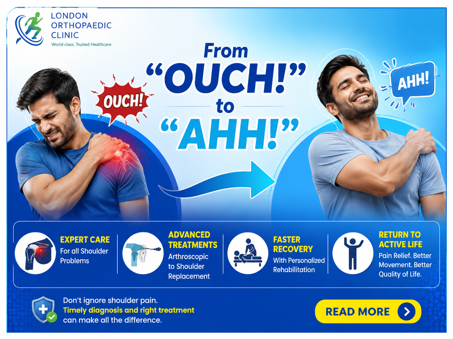 From ‘Ouch! to ‘Ahh!’ – A Shoulder Pain Comeback Story’