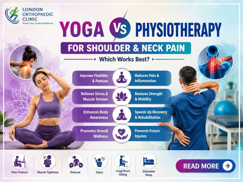 Yoga vs Physiotherapy for Shoulder & Neck Pain—Which Works Best?