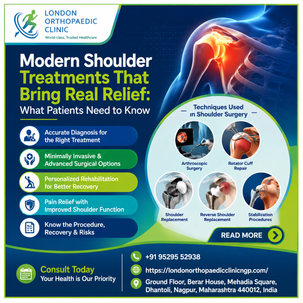 Modern Shoulder Treatments That Bring Real Relief: What Patients Need to Know