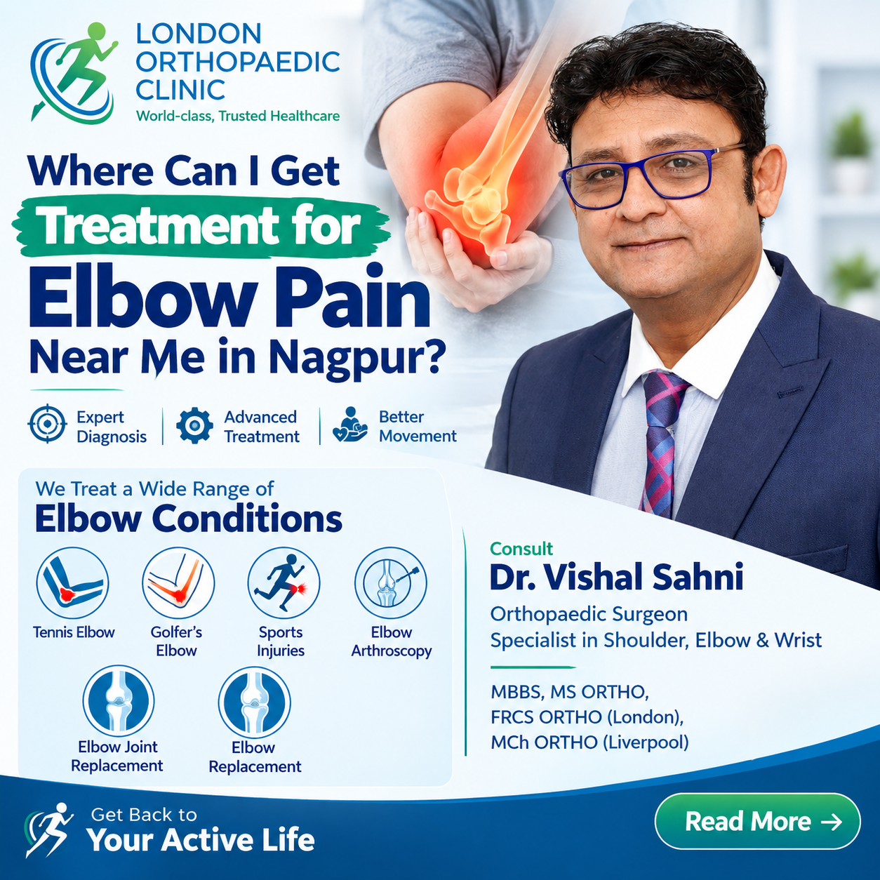 Where Can I Get Treatment for Elbow Pain Near Me in Nagpur?